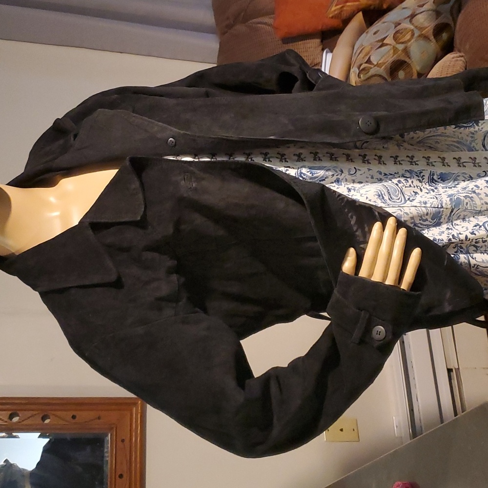 Outer Edge Suede Leather jacket/coat.
